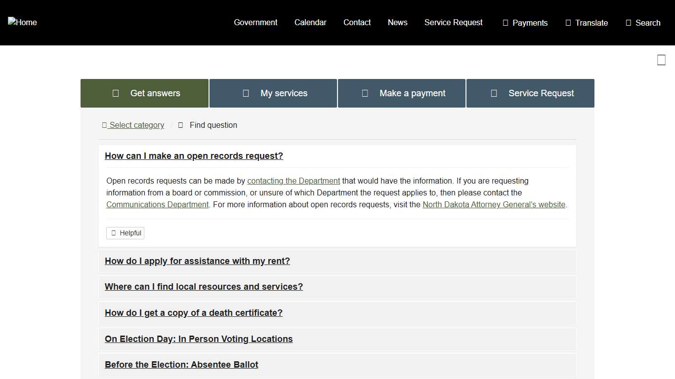 How can I make an open records request? - Williams County, ND